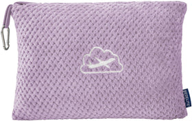 BEDELITE lavender travel blanket with luggage sleeve for secure suitcase attachment