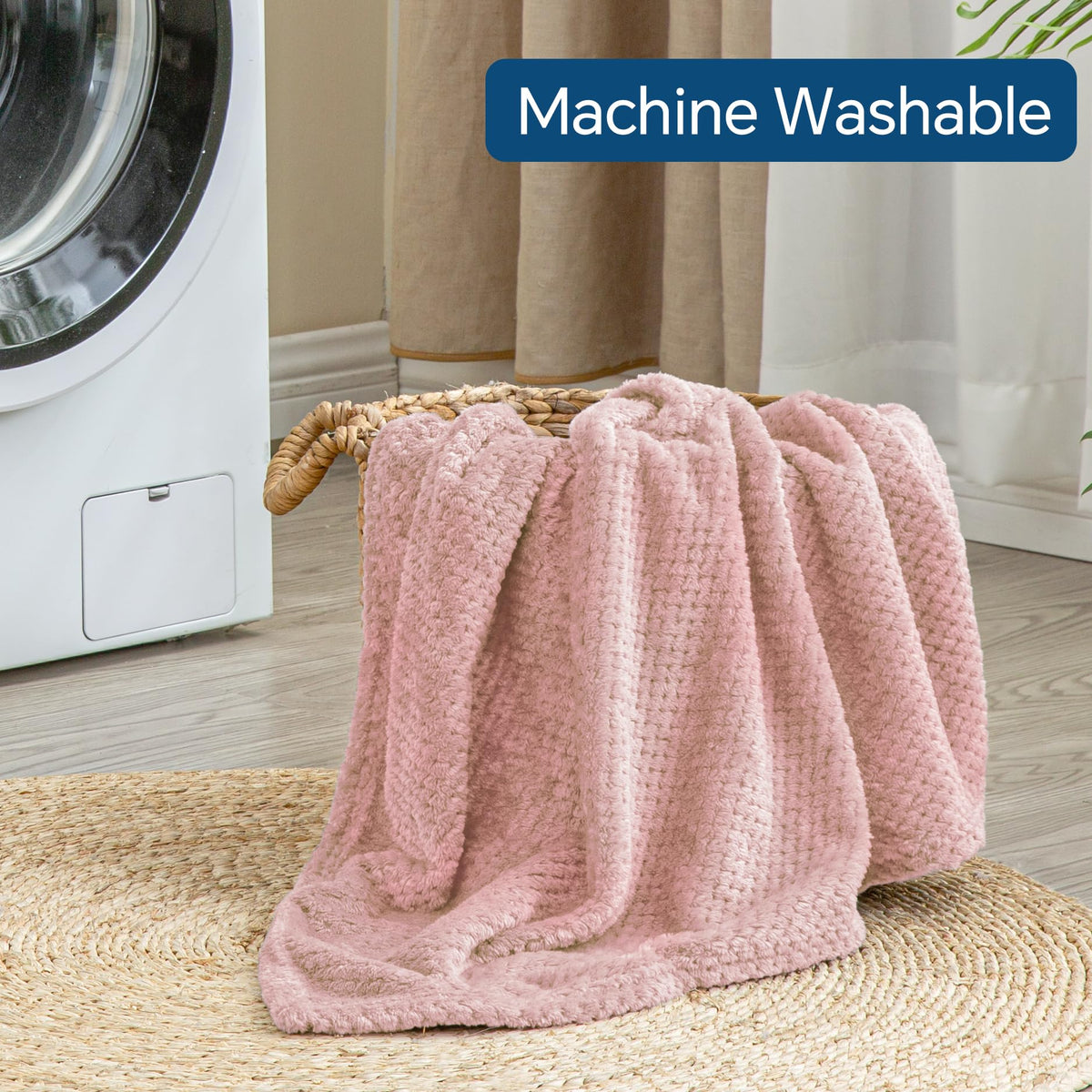 BEDELITE care instructions label showing machine wash compatibility.