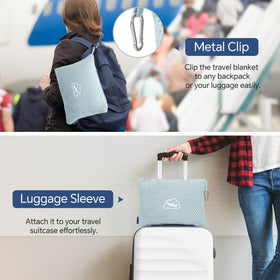 BEDELITE ultra-soft fleece provides cozy warmth during flights.