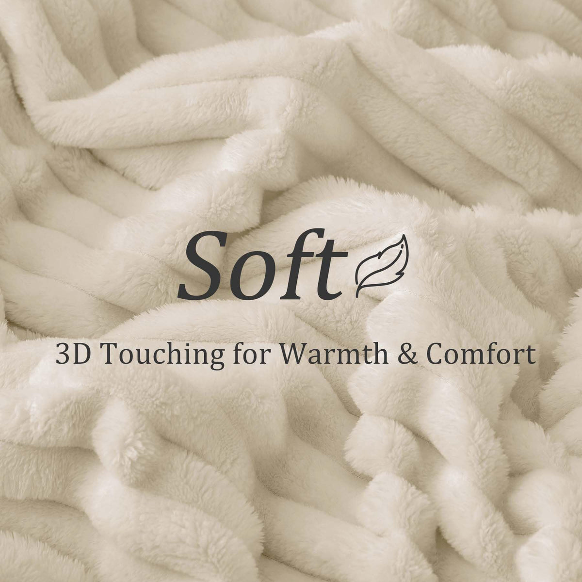 BEDELITE Twin Blanket on bed setting highlights decorative stripes.