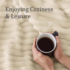 BEDELITE Twin Blanket on couch demonstrates versatile cozy cover.