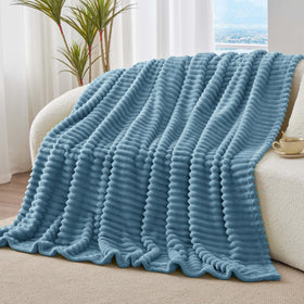 BEDELITE Twin Blanket care scene showing machine wash-friendly durability.