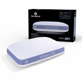 Bedgear Balance 2.0 pillow hero image showing versatile support for all sleep positions.