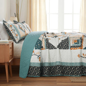 Bedifany cotton-filled king quilt delivers soft touch and durable warmth.