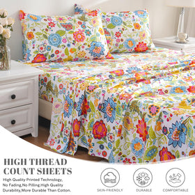 Bedlifes queen fitted sheet with deep-pocket elastic stays secure on tall mattresses