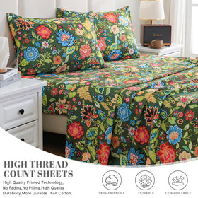 Bedlifes queen sheet set breathable fabric shows airy sleep potential
