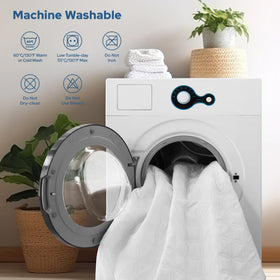 Bedlore protector is machine washable for easy maintenance