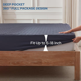 Bedlore 360-pocket deep design fits most mattresses securely.