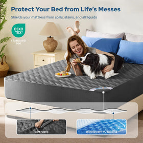 BEDLORE 360-degree deep-pocket design fits deep mattresses