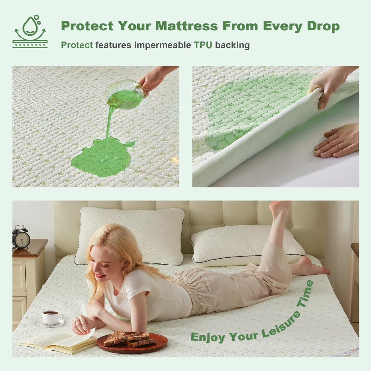 BEDLORE 3D Air Fabric promotes airflow for cooler more comfortable sleep