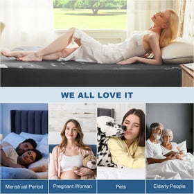 BEDLORE gray protector blends with any bedroom decor while protecting your mattress