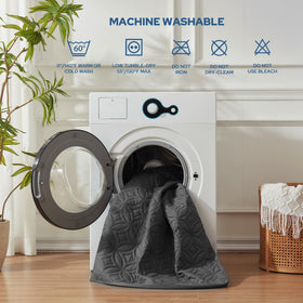 Bedlore dirt-resistant fabric helps stay cleaner between washes.