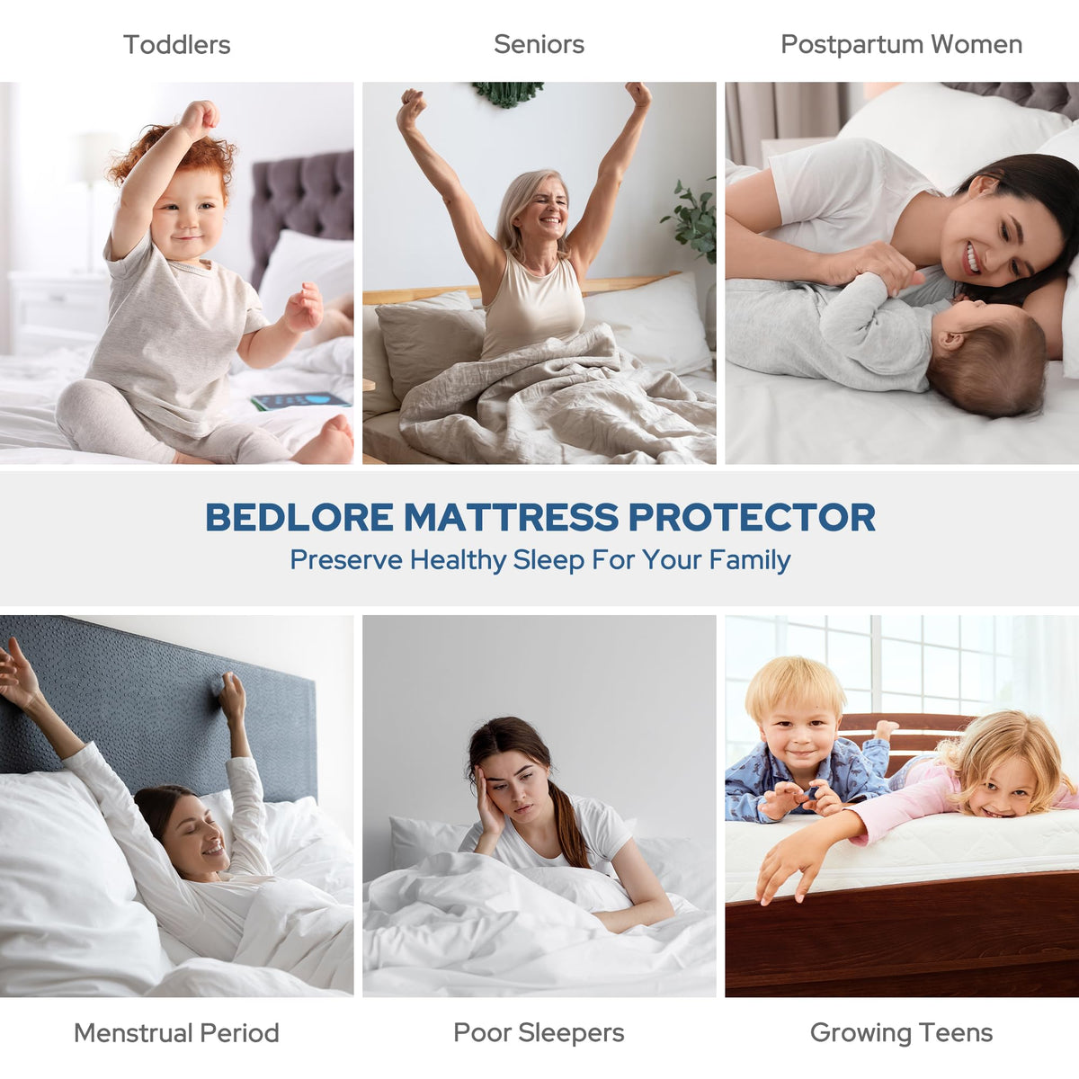 BEDLORE machine-washable and dirt-resistant for easy care.