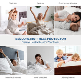 BEDLORE hotel-grade protector for home bedrooms or guest rooms