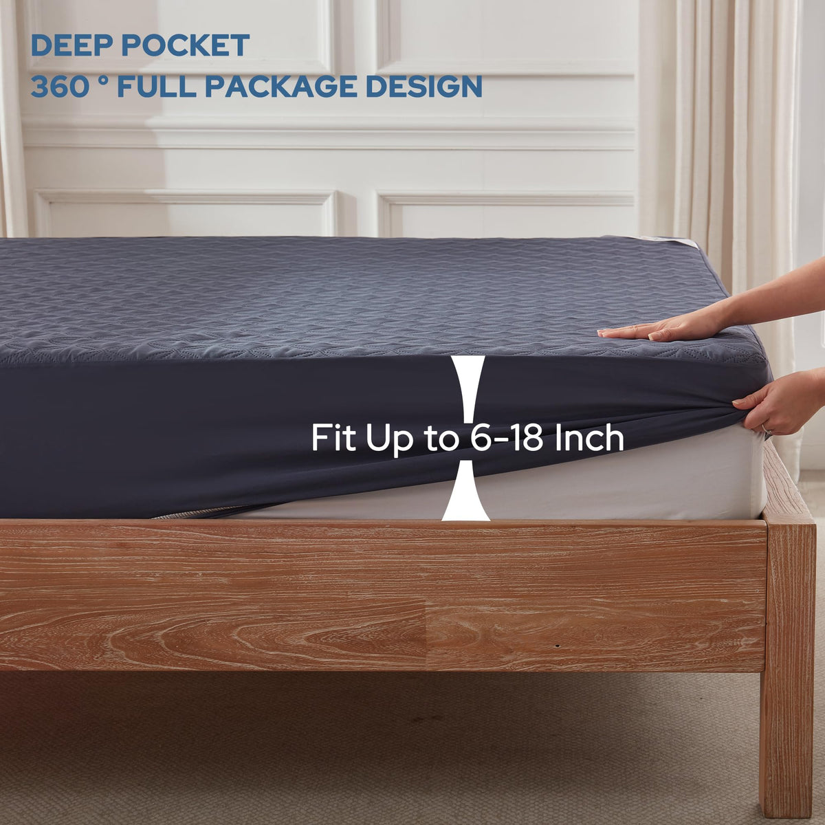 Bedlore noiseless mattress pad reduces crinkles for undisturbed rest