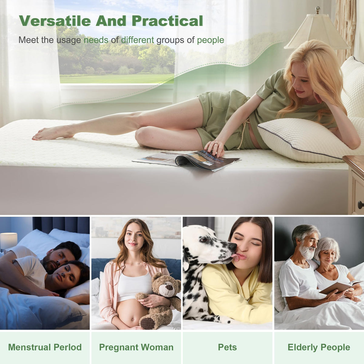 BEDLORE protector ideal for households with pets or seniors