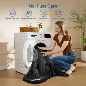Bedlore Queen Machine Washable Cover cleans easily for quick refresh