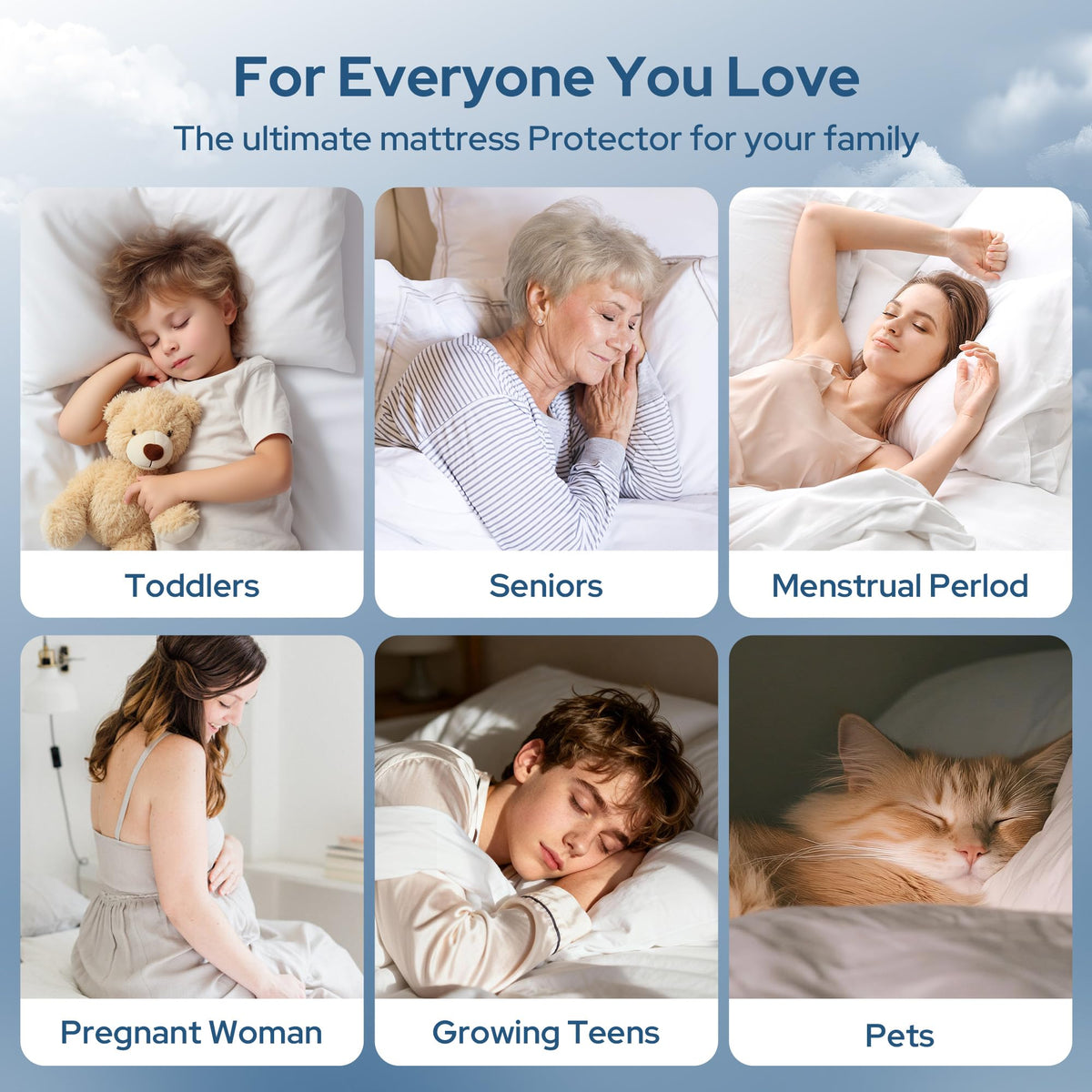 Bedlore Queen Secure Fit Mattress Protector keeps bedding tidy
