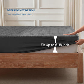 BEDLORE quilted design locks in filling for even support