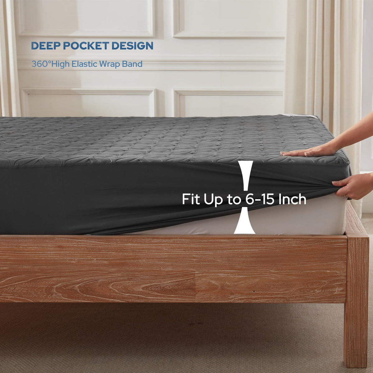 BEDLORE soft microfiber top delivers breathable, gentle comfort.