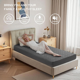 Bedlore soft microfiber top layer delivers a gentle, comfortable feel