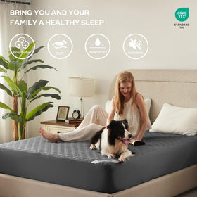 Bedlore soft-top layer provides a plush feel for restful night comfort.