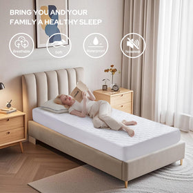 Bedlore Twin XL soft microfiber cover offering quiet, comfortable sleep
