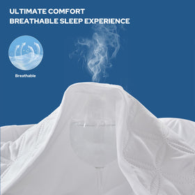 BEDLORE queen protector is machine washable for easy cleaning