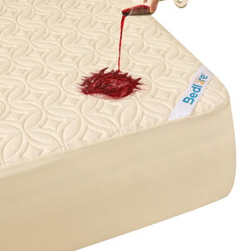 BEDLORE twin mattress protector with quilted design for steady support and temperature balance