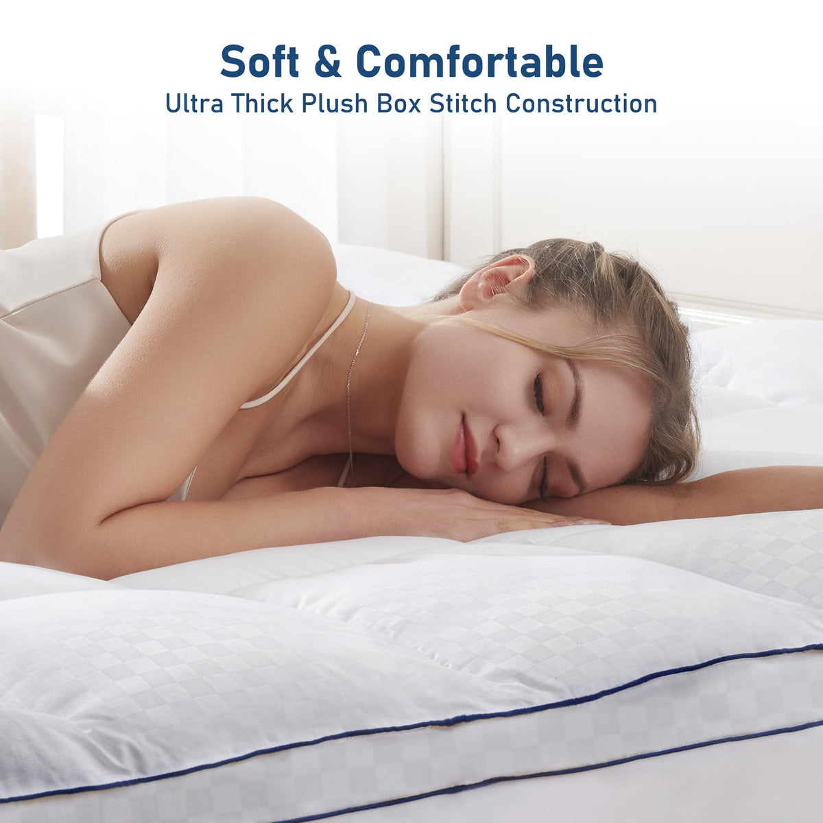 BedLuxury breathable soft surface keeps you cool and dry through the night.