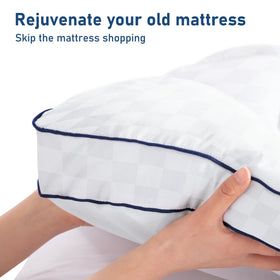 BedLuxury deep-pocket fits up to 21 inches for secure, all-night stability.