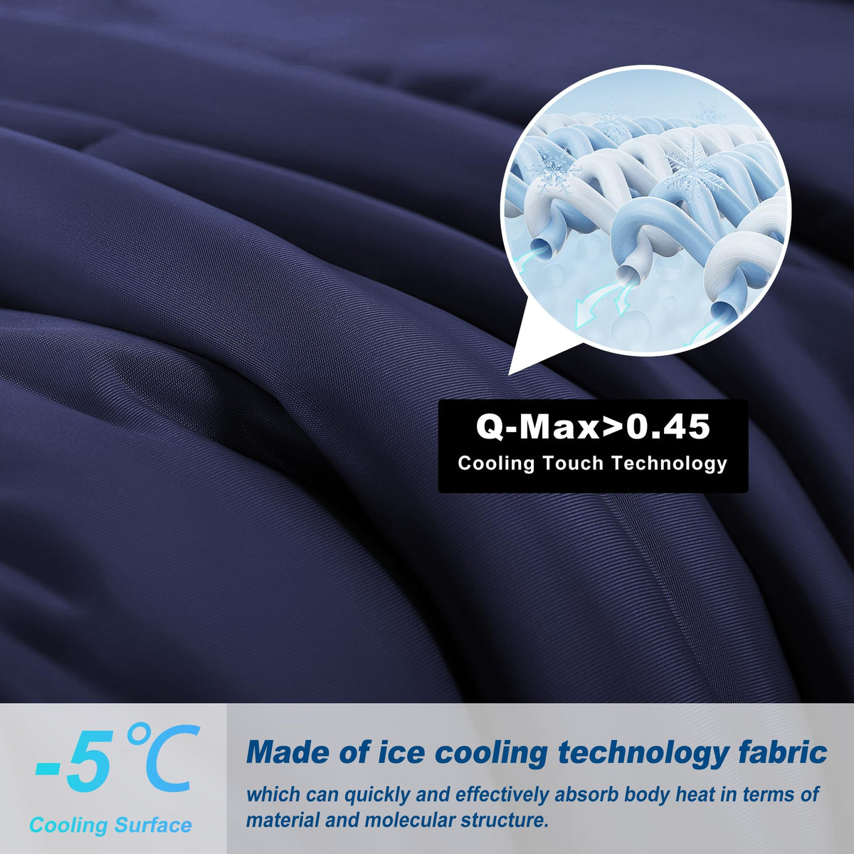 bedsmile cooling comforter double-sided reversible highlights versatile cooling options
