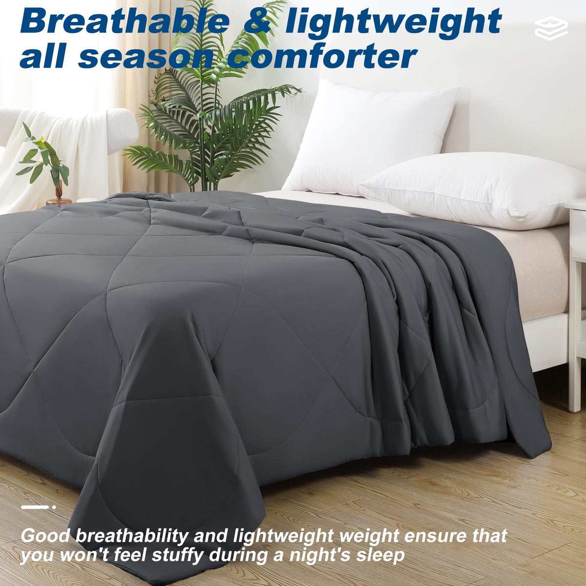 Bedsmile night sleep scene illustrating cooling comfort in action.