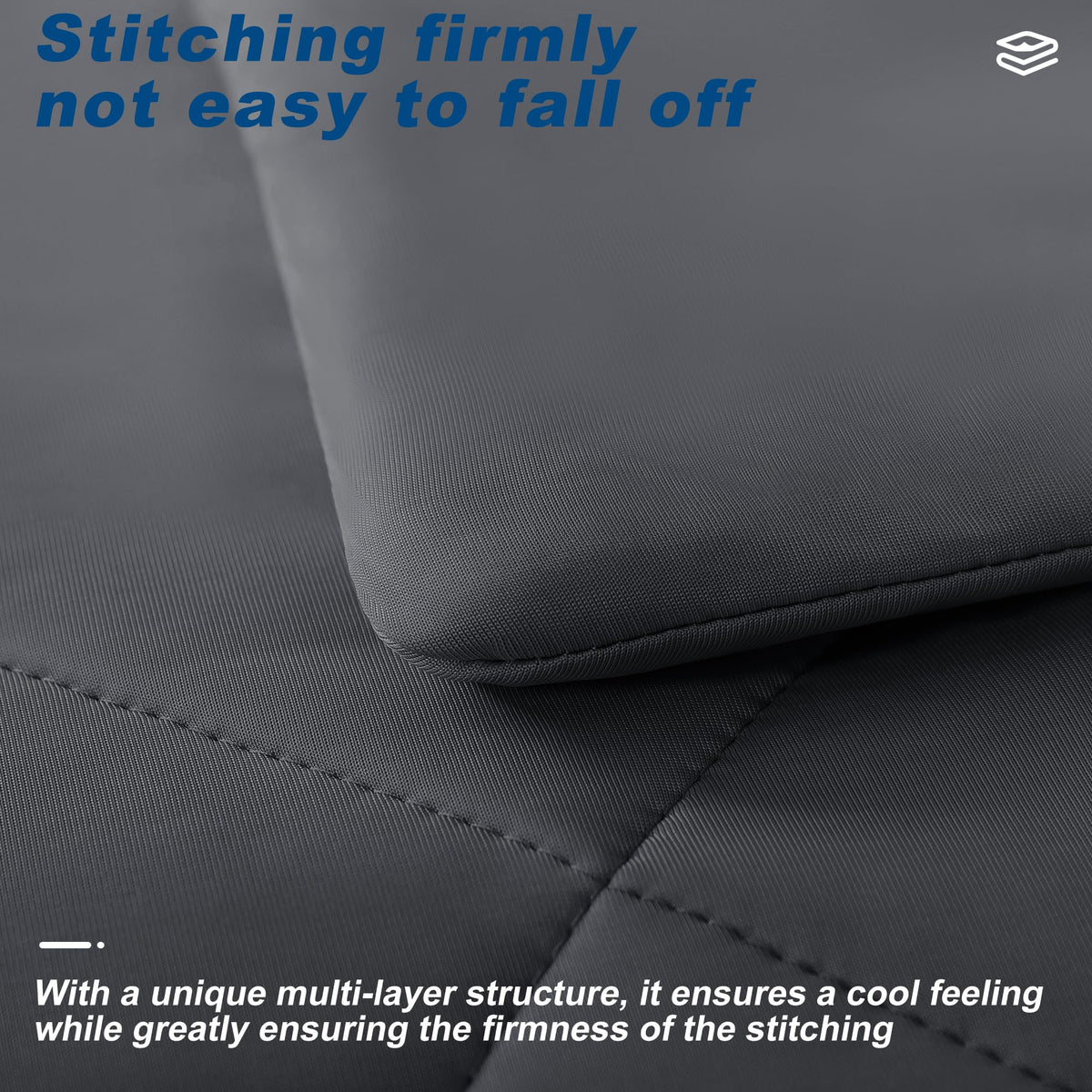 Bedsmile cooling comforter reversible sides displaying equal cooling on both faces