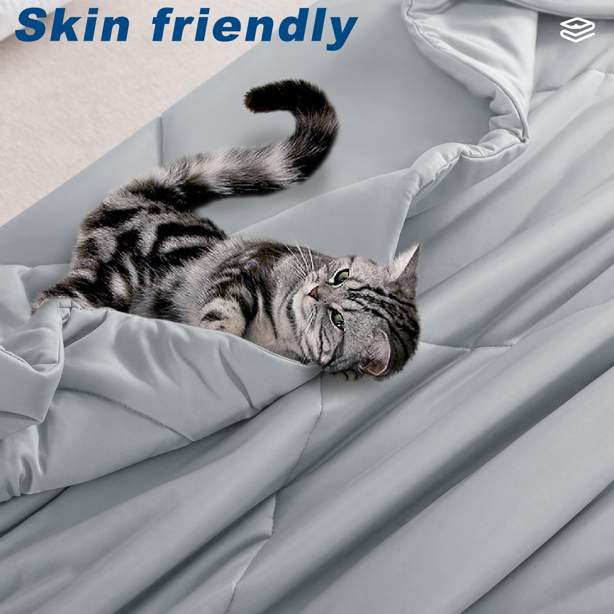 Bedsmile queen size 90x90 inches fits a standard bed