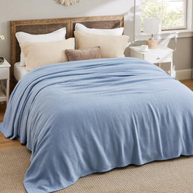 Bedsure 100% cotton blanket, durable daily use for cozy evenings