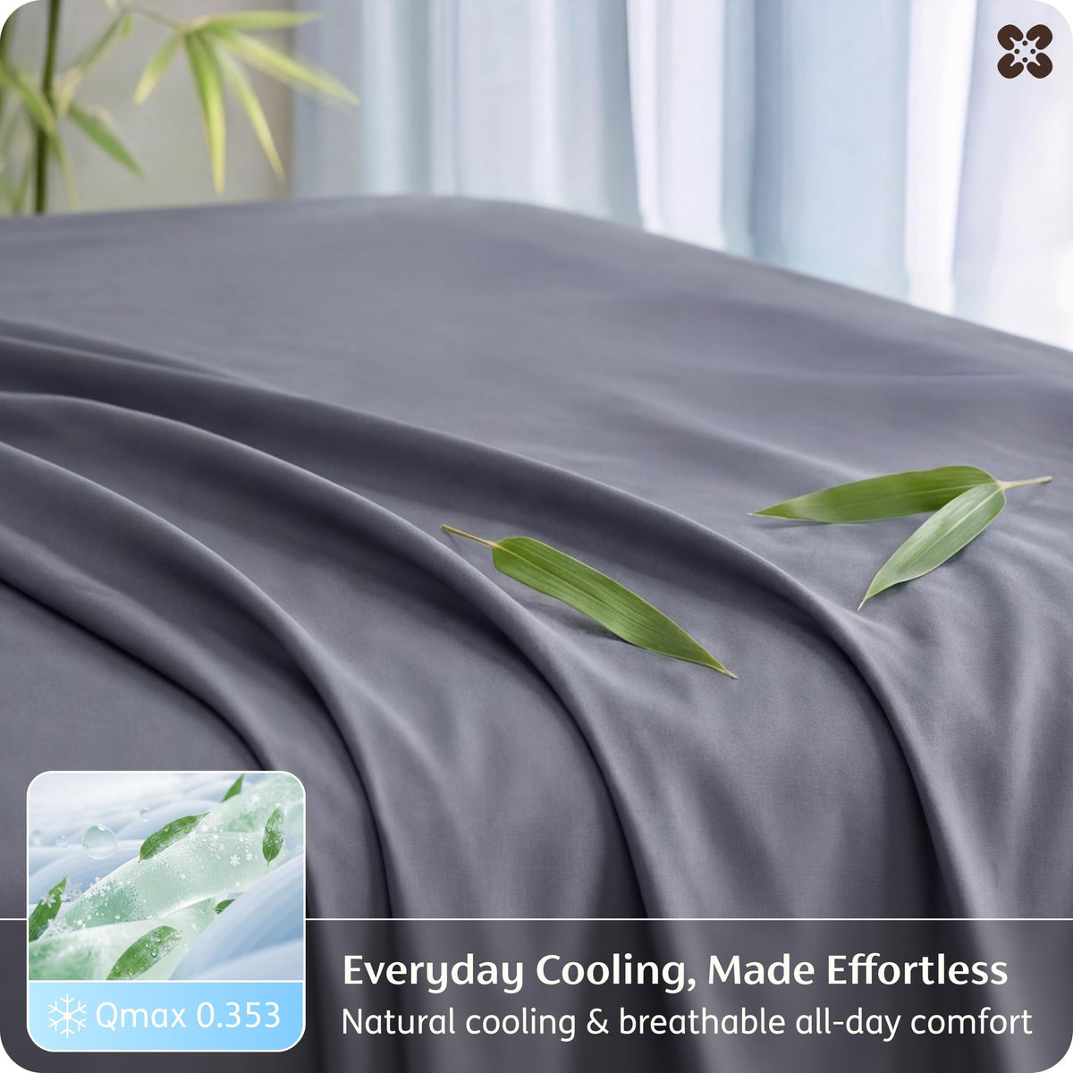 Bedsure 16-inch deep-pocket fitted sheet securing a mattress firmly.