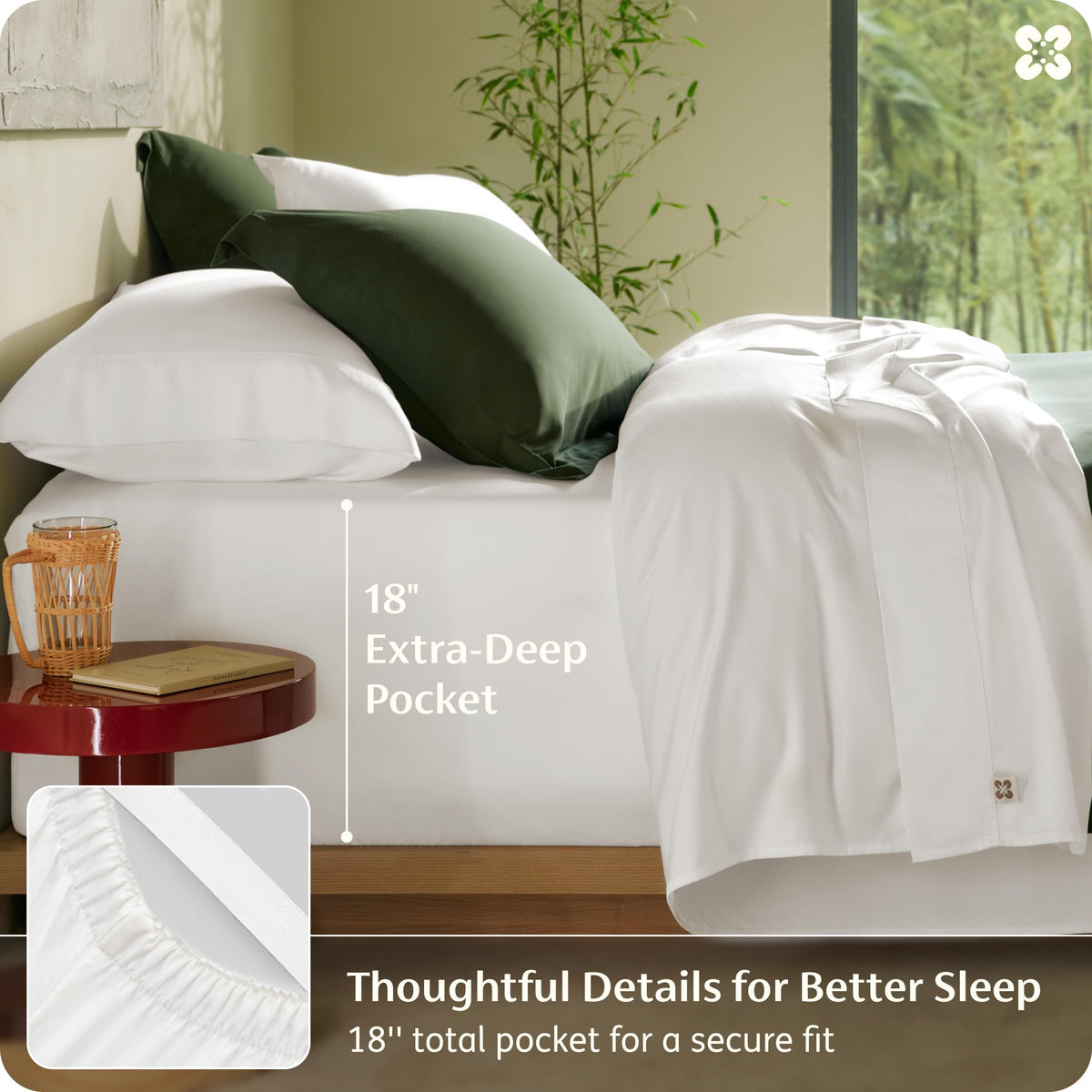 Bedsure OEKO-TEX certified bamboo sheets ensure safety and quality.