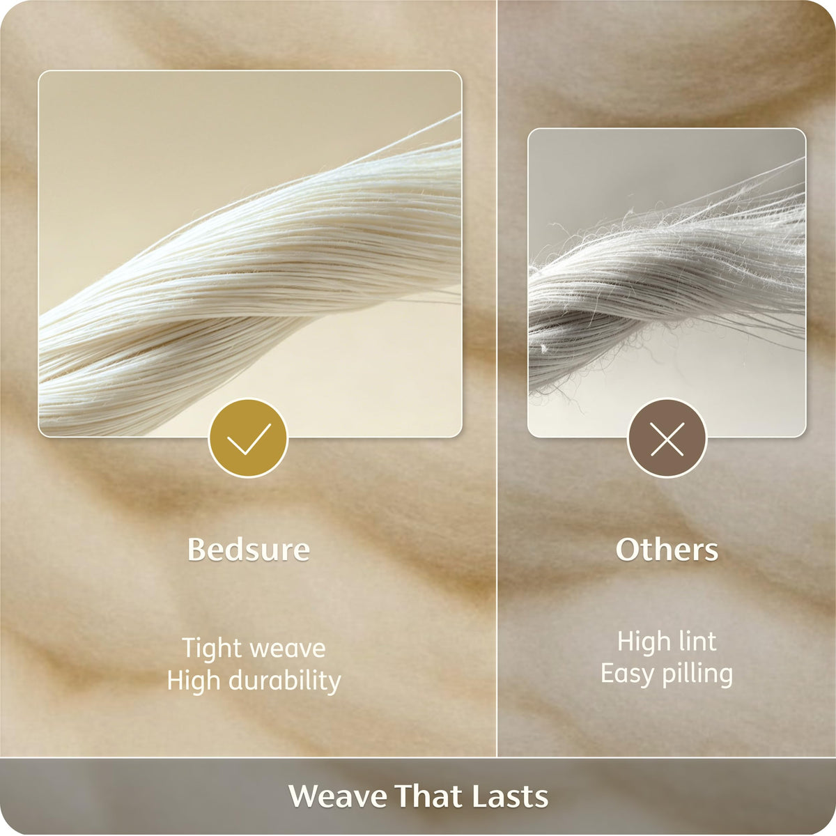 Bedsure sheets with four corner straps keep bedding neatly aligned