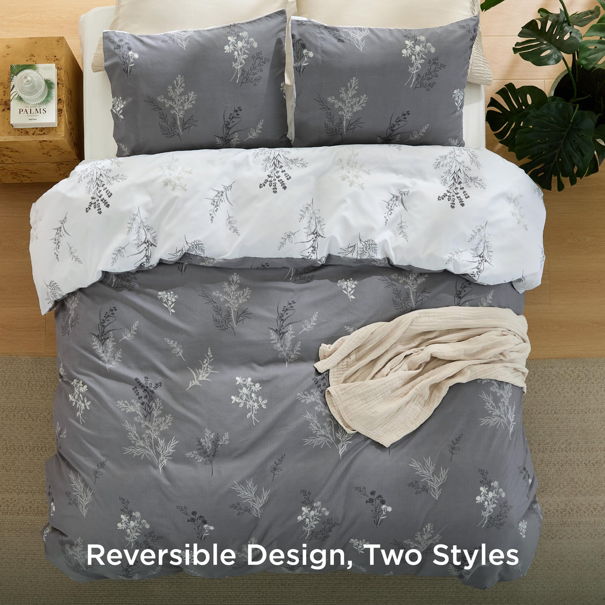 Bedsure eight corner ties keep your insert in place all night.