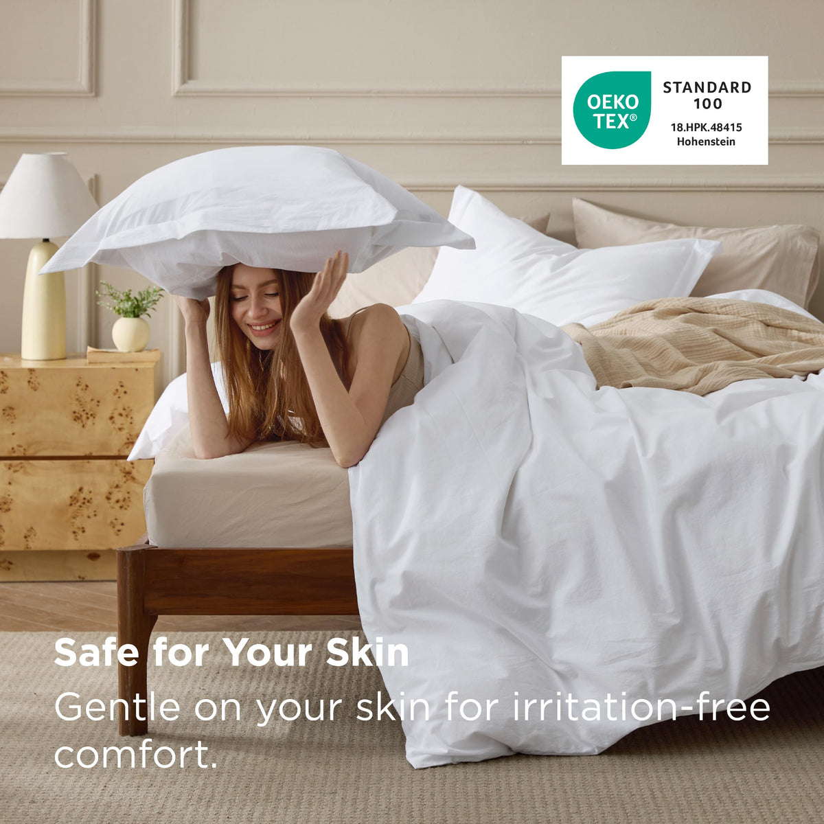 Bedsure 8-corner-ties edges keep duvet insert secure all night