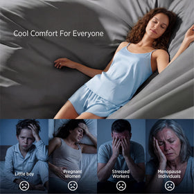 Bedsure all night cooling supports restful sleep in warm rooms.