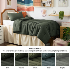 All-season comfort idea lightweight yet warm bedding suitable for student dorms