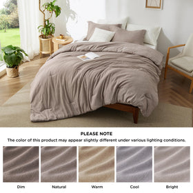 All-season Bedsure bedding creates a warm, breathable sleeping environment