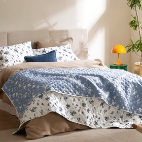 Bedsure machine washable quilt stays neatly stitched and easy to care for.