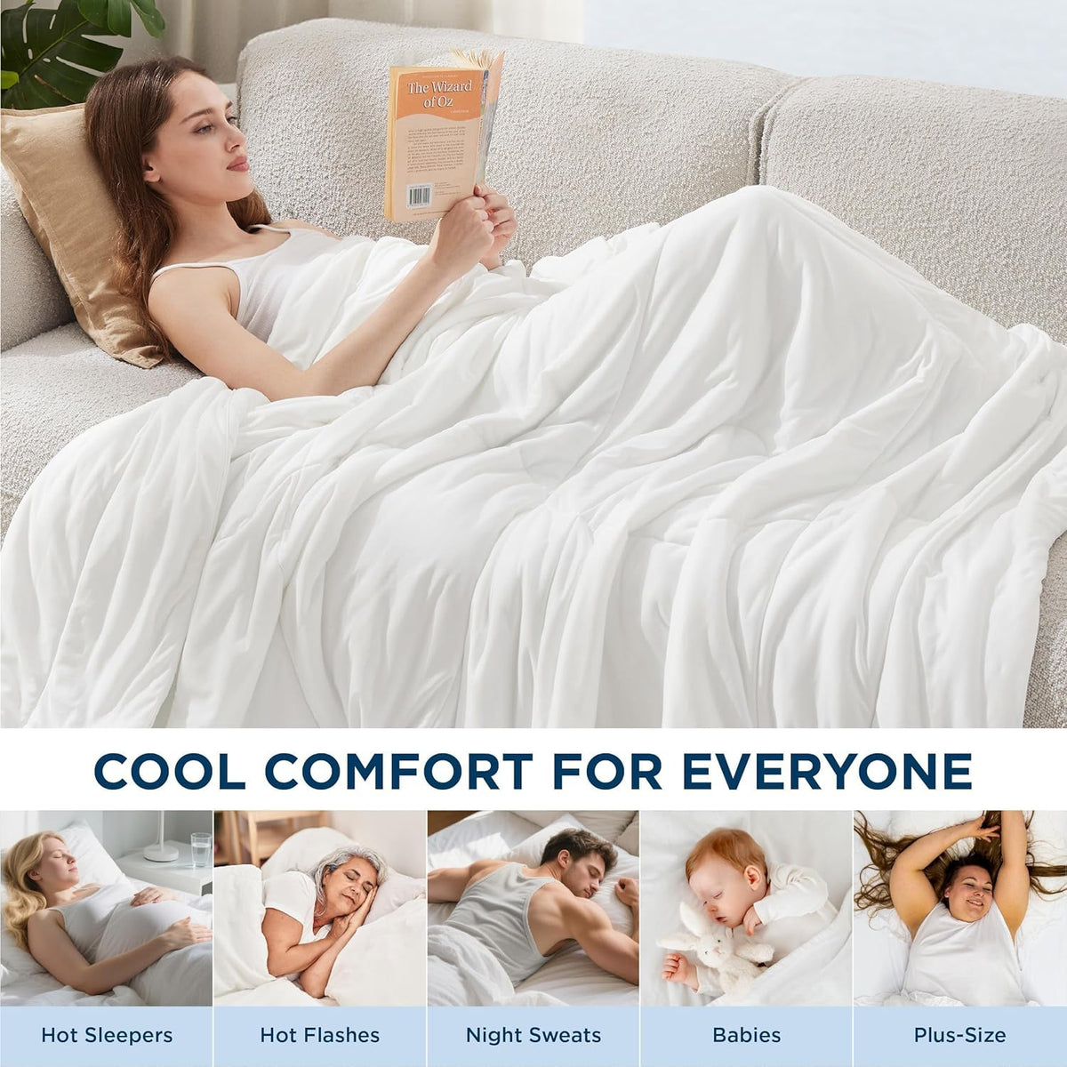 Bedsure all-season versatility supports year-round comfort with duvet cover compatibility.