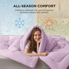 Bedsure all-season warmth and breathability for every sleeping season