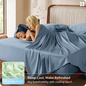 Bedsure bamboo sheets silk softness with hotel like drape at home
