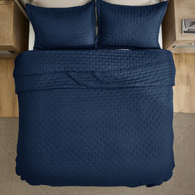 Bedsure bedding navy queen arrangement ideal for daily comfort