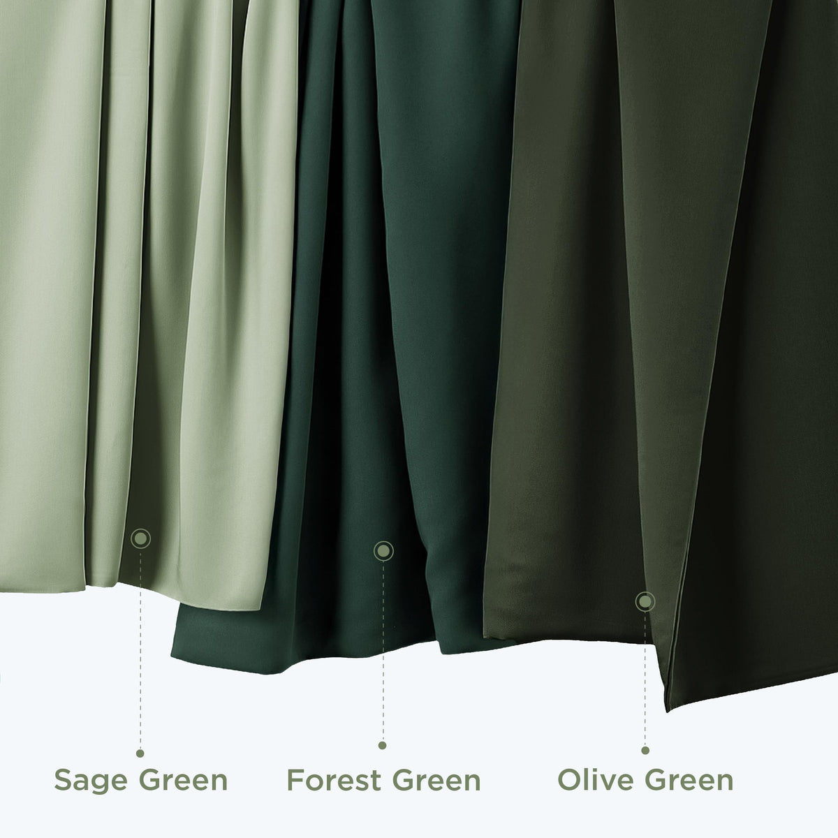 Bedsure olive-green room accent adds subtle natural style